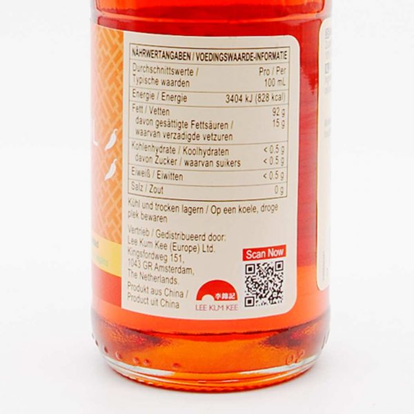 Chiliöl, Lee Kum Kee, 207 ml