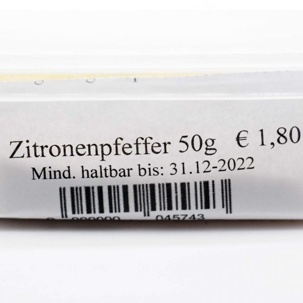 Zitronenpfeffer, ALMI GmbH, 50g