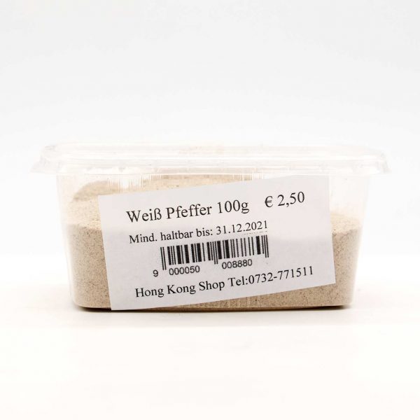 Pfeffer Weiß gemahlen, ALMI GmbH, 100g