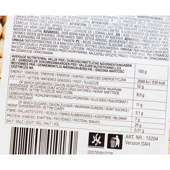 Erdnüsse geschält ohne Haut, Golden Turtle Brand, 500g