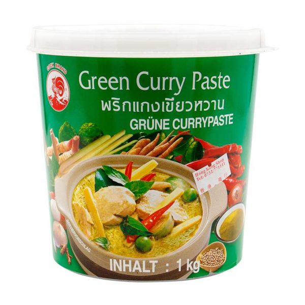 Currypaste grün, Cock Brand, 1kg