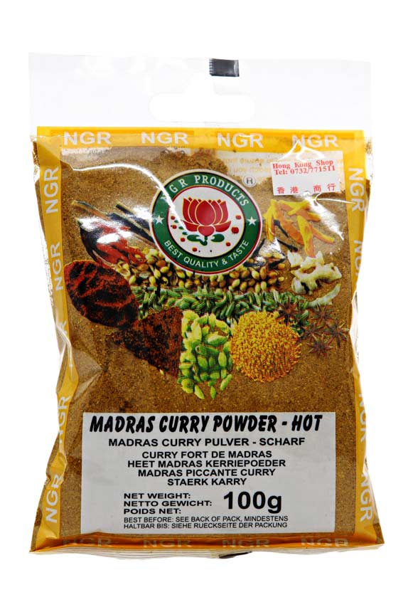 Madras Currypulver scharf 100 g