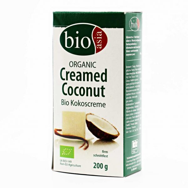 Bio Kokoscreme, schnittfest, Bio Asia, 200g