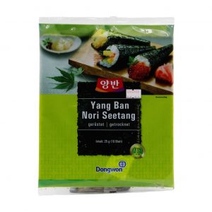 Seetang geröstet, für Sushi 10 Blätter, Dongwon, 25g