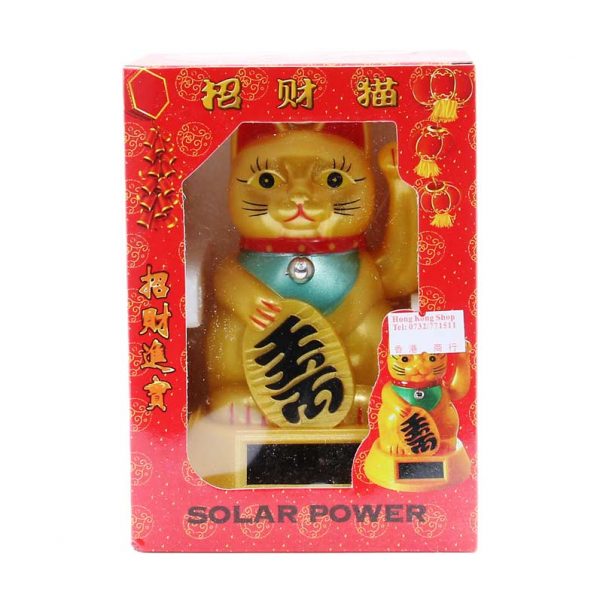 Chinesische Winke-Katze, gold