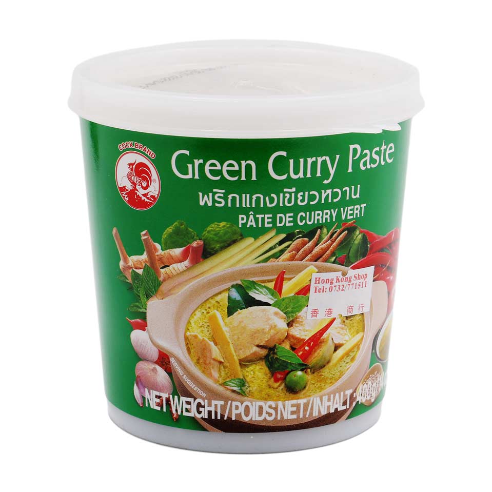 Currypaste grün, Cock Brand, 400g online kaufen | Hongkongshop.at