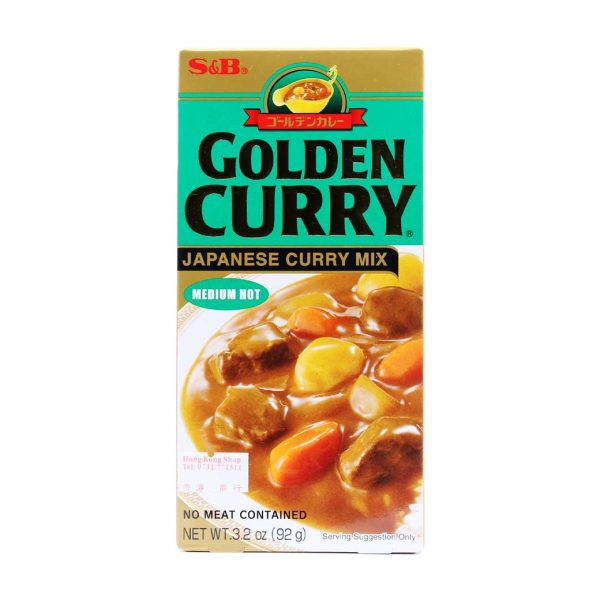 Golden Curry Medium Hot S&B 92g
