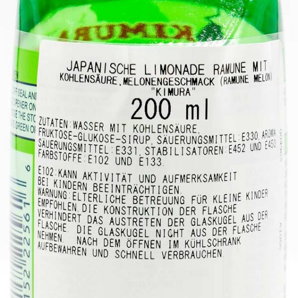 RAMUNE Getränk mit Melonengeschmack, Kimura 200ml