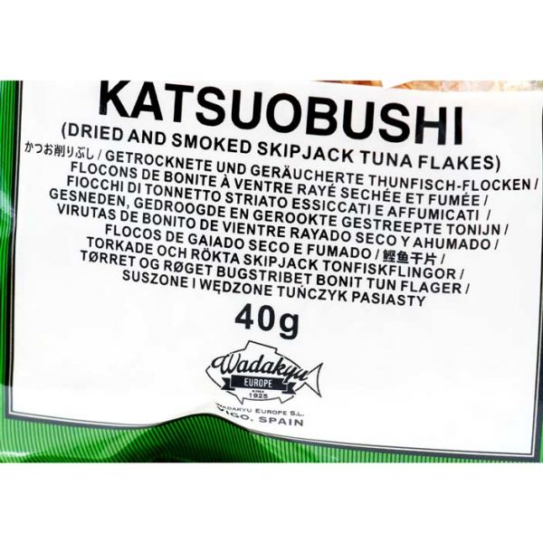 Katsuobushi getrocknete & geräucherte Tuna Flakes, Wadakyu, 40g