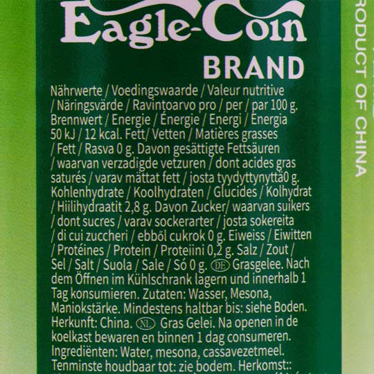 Grass Jelly - gelee mit Minzgehack, Eagle-Coin Brand, 530g