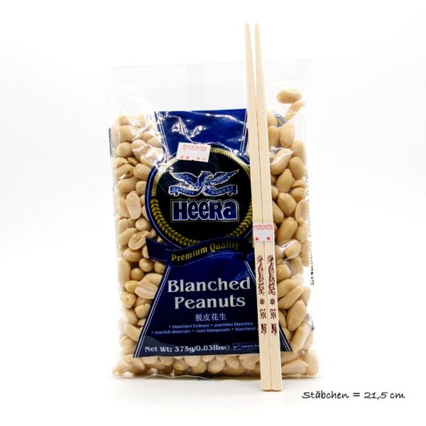 Blanchierte Erdnüsse (Peanuts), Heera, 375g