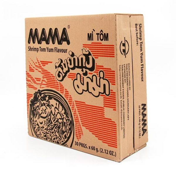 KARTON Instant Nudelsuppe Tom Yum, MAMA, 60g x 30pkg