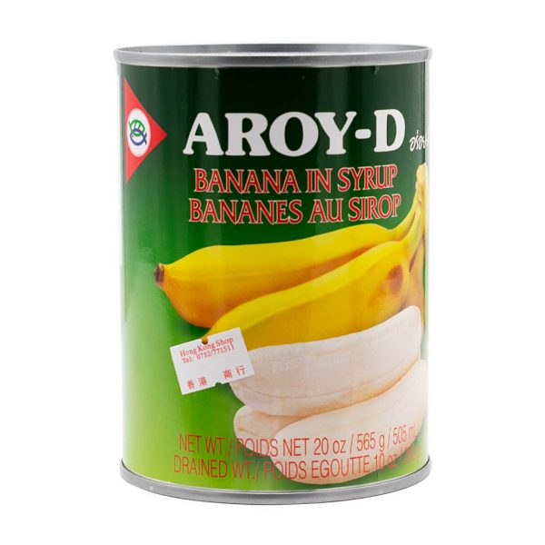 Banana in syrup, Aroy-D, 565g