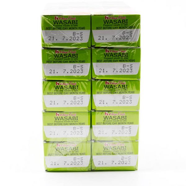 Wasabipaste in der Tube, House Foods, 10pkg x 43g