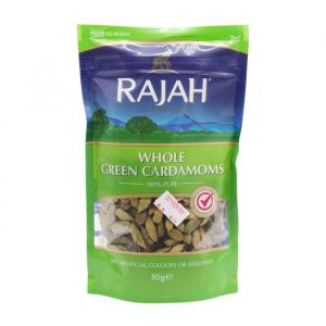 Ganzer grüner Kardamom, Rajah, 50g